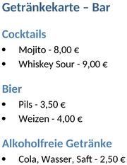 getraenkekarte-bar