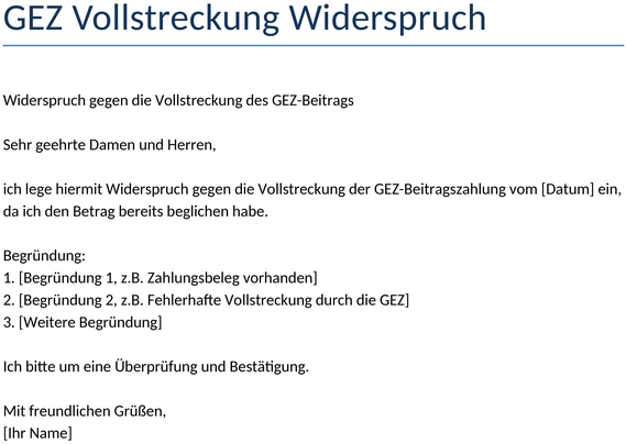 gez-vollstreckung-widerspruch