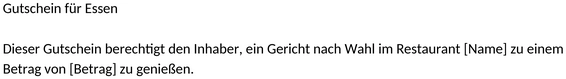 gutschein-essen