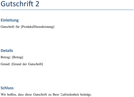 gutschrift-vorlage-fuer-professionelle-kundenkommunikation
