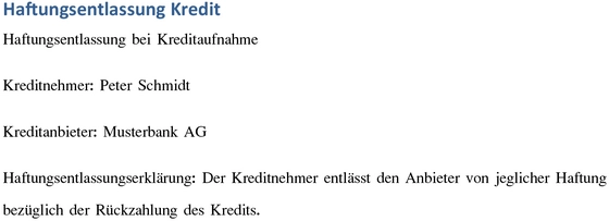 haftungsentlassung-kreditvertrag-erstellen-umfassend-sicherheit-gewahren