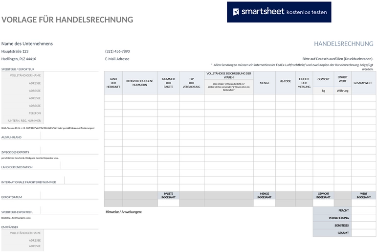 handelsrechnung-vorlage-geschaeft