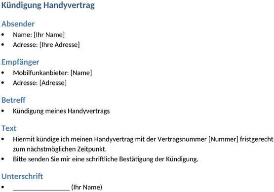 handyvertrag-kuendigung
