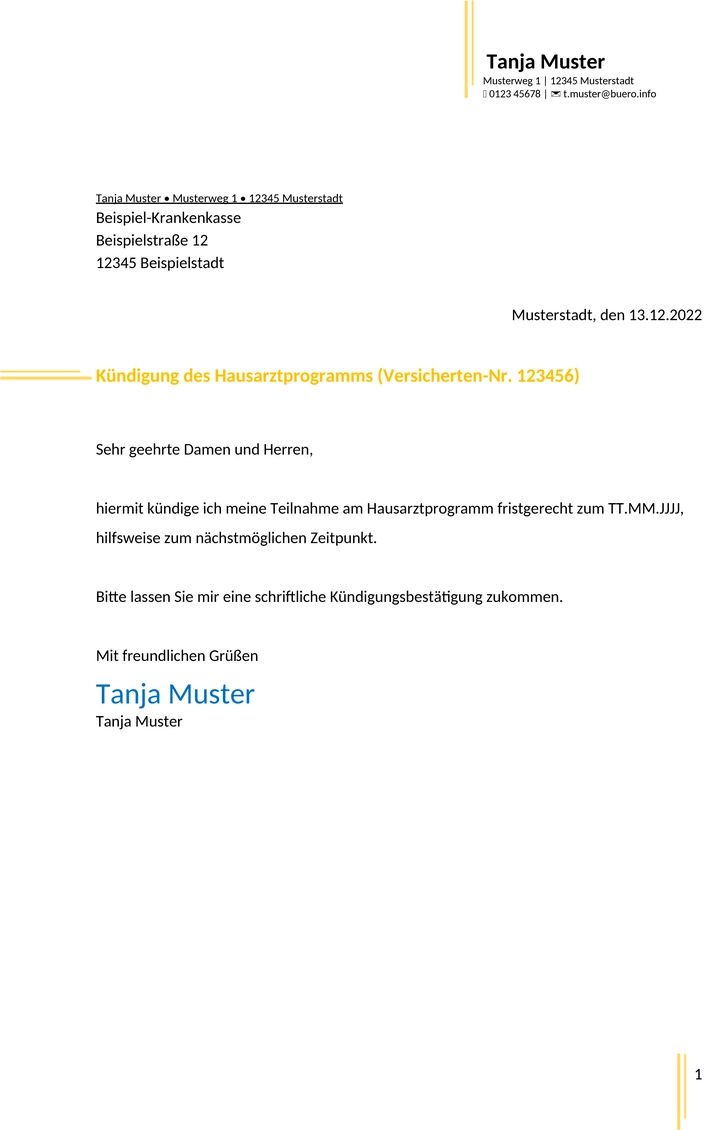 hausarztprogramm-kuendigung-vorlage