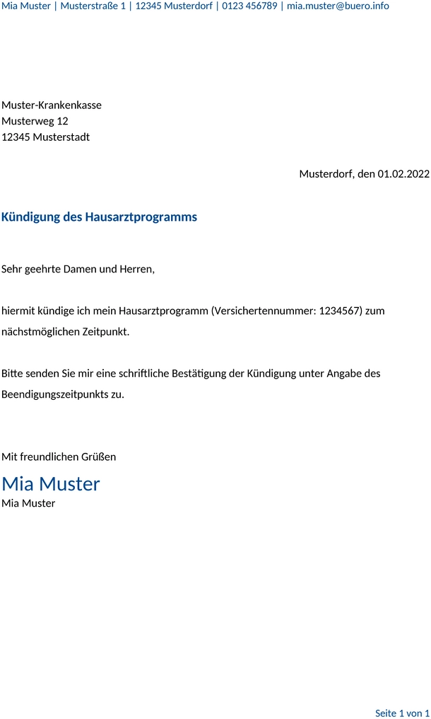 hausarztvertrag-kuendigen