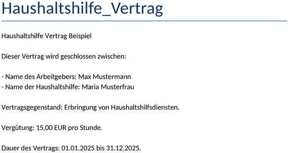 haushaltshilfe-vertrag