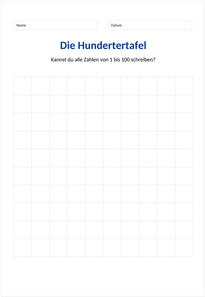 hundertertafel-leer