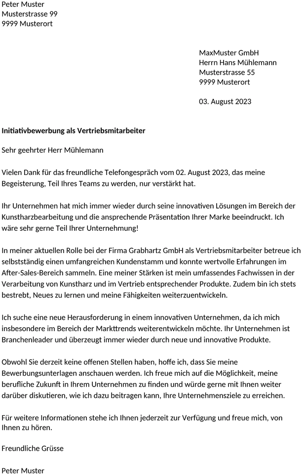 initiativbewerbung-vorlage