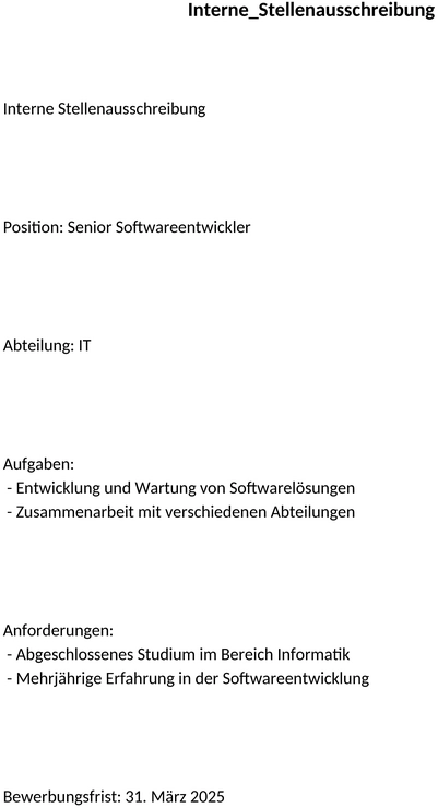 interne-stellenausschreibung