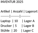 inventur-vorlage