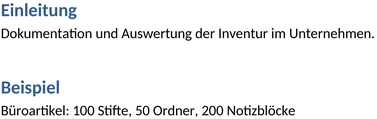 inventurvorlage