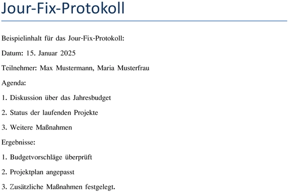 jour-fix-protokoll-vorlage-fuer-meetings-und-besprechungen