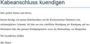 kabelanschluss-kuendigen-vorlage-fuer-einfaches-kundenanschreiben