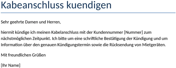 kabelanschluss-kuendigung-vorlage