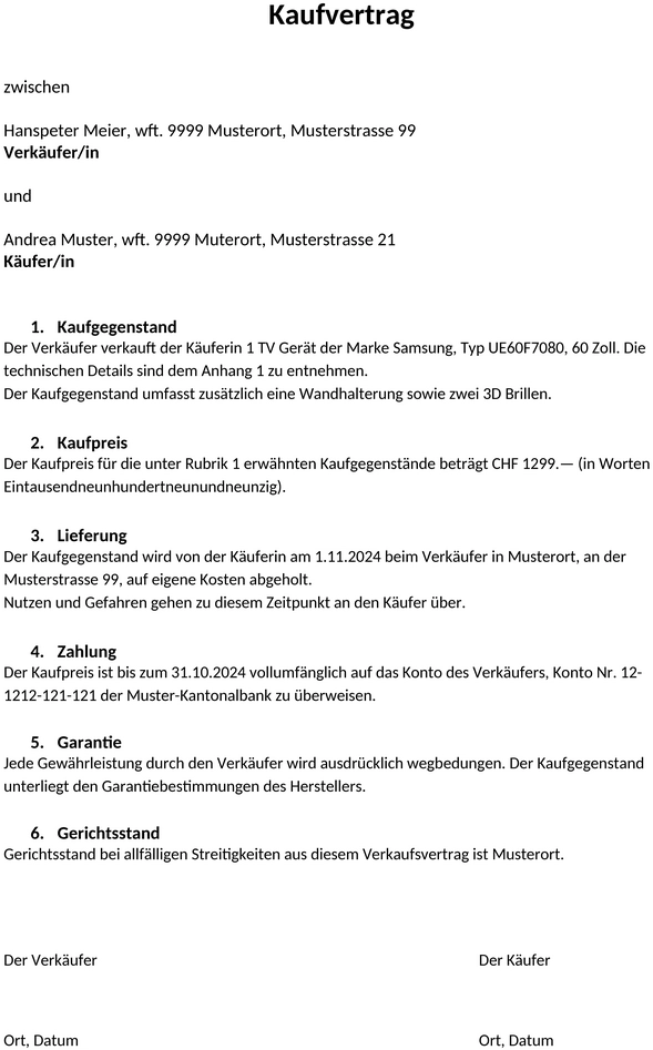kaufvertrag-vorlage