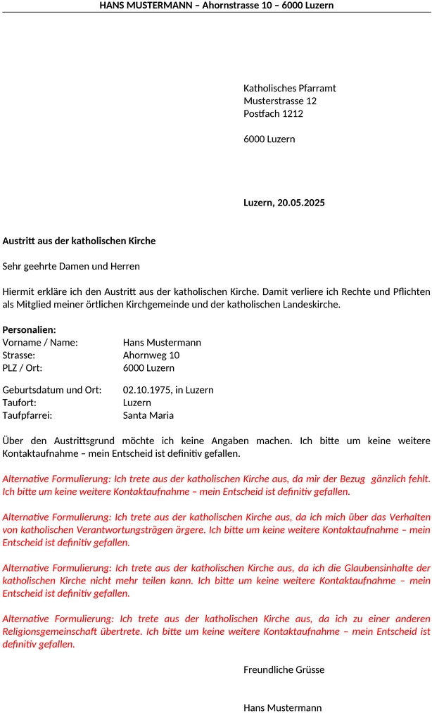 kirchenaustritt-schweiz-kuendigungsvorlage