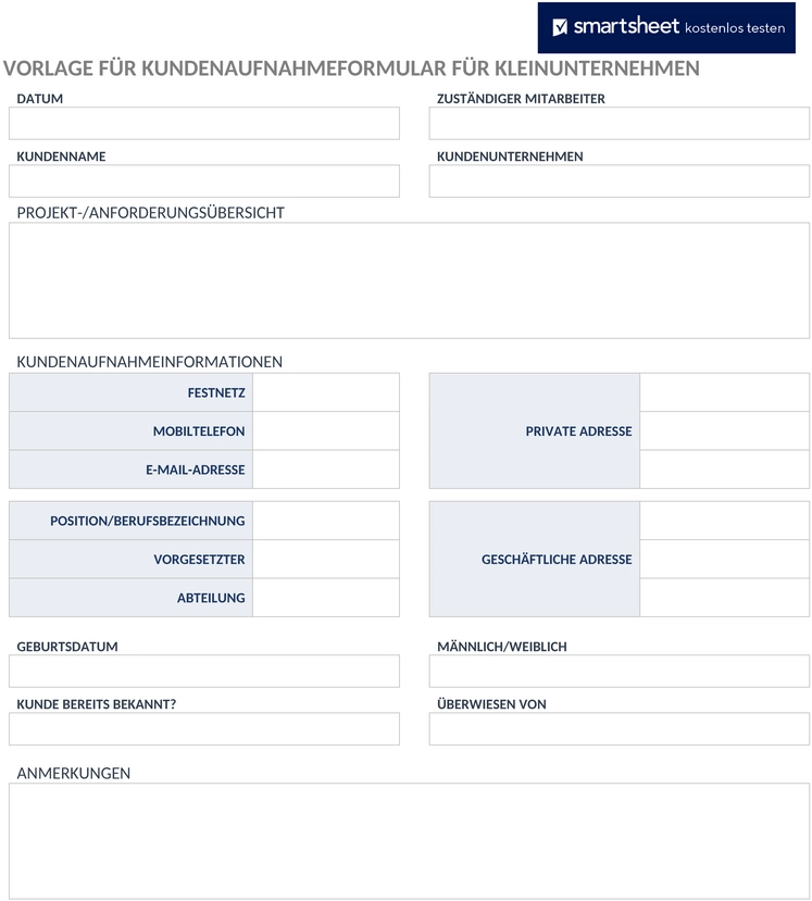 kleinunternehmen-kundenaufnahme-formular