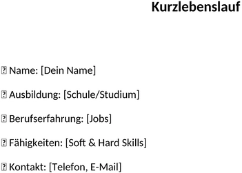 kompakter-lebenslauf