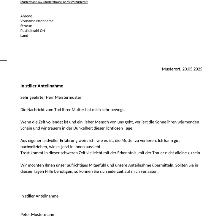 kondolenzschreiben-vorlage