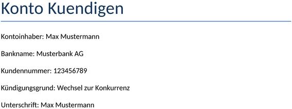 konto-kuendigen