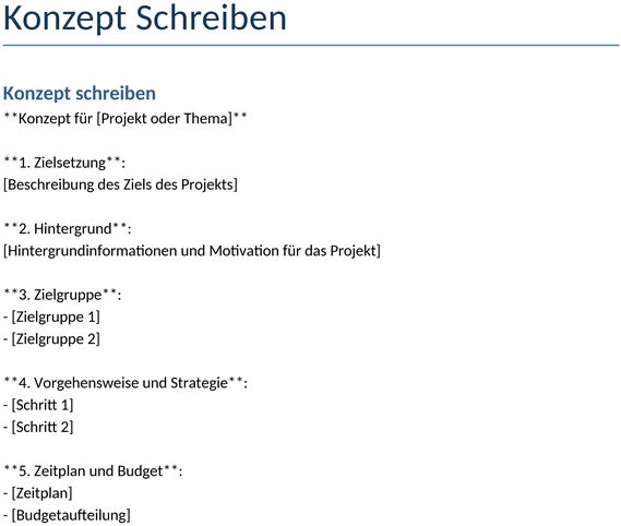 konzept-schreiben