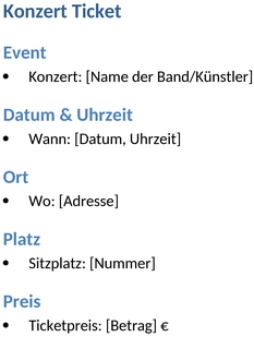 konzert-ticket