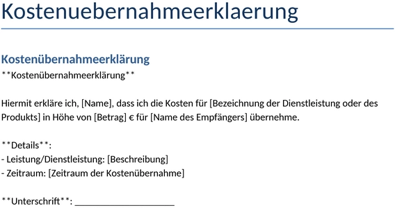 kostenuebernahmeerklaerung-vorlage