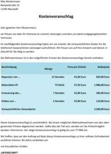kostenvoranschlag-vorlage-fuer-dienstleistungen