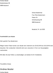 krankheitsentschuldigung-vorlage-fuer-die-schule