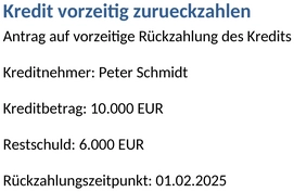 kredit-vorzeitig-zurueckzahlen