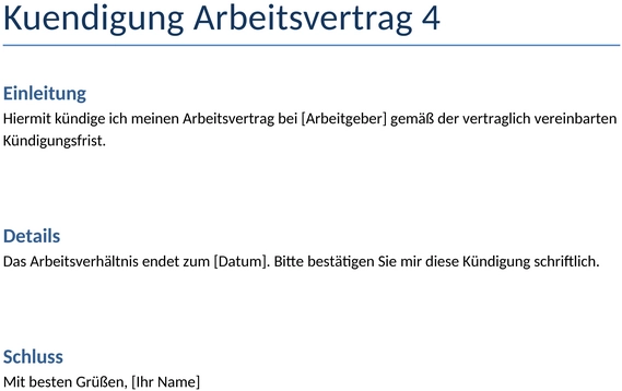 kuendigung-arbeitsvertrag
