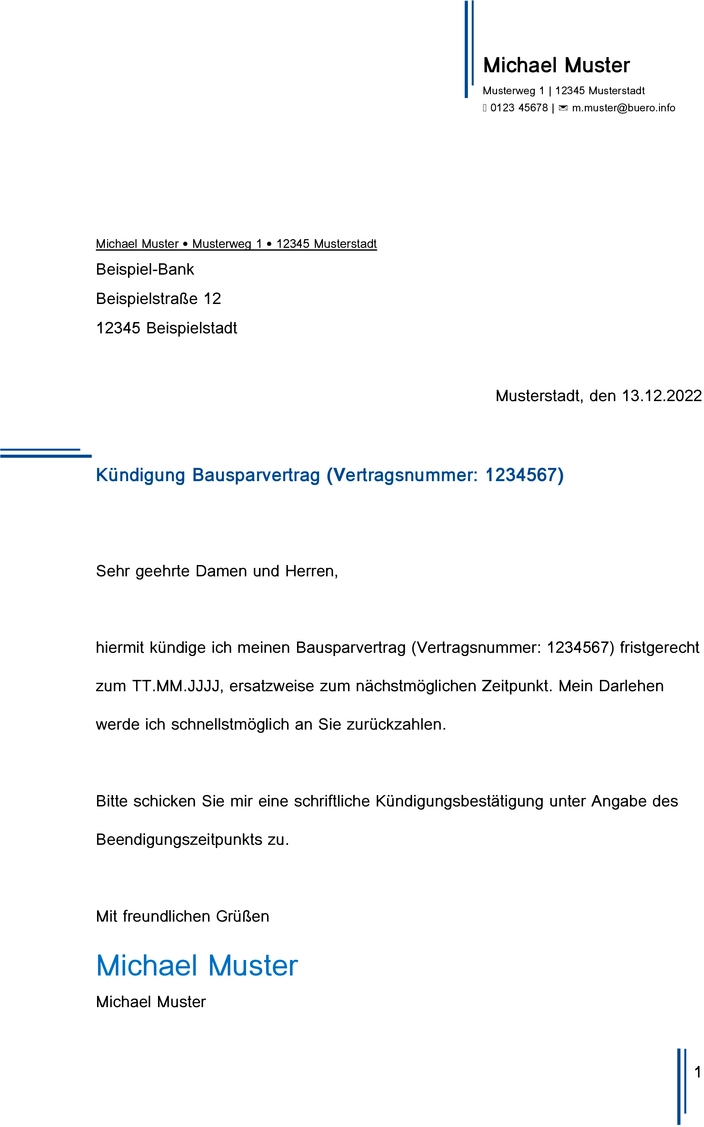 kuendigung-bausparvertrag-vorlage-fristgerecht-erstellen
