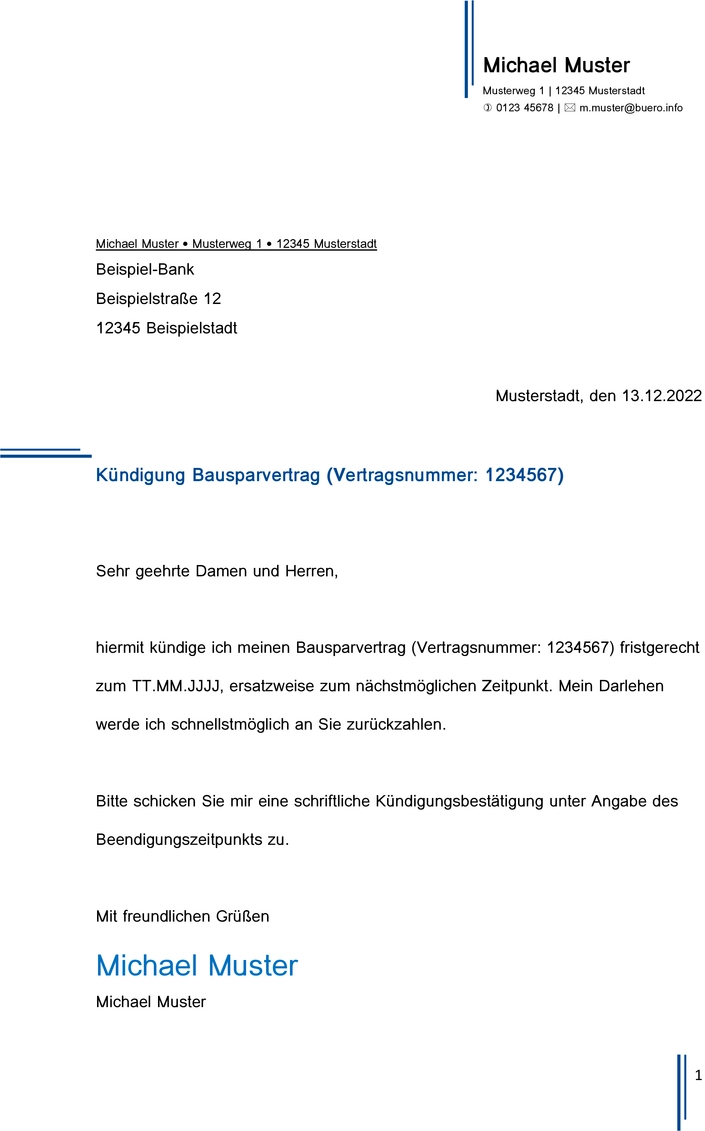 kuendigung-bausparvertrag-vorlage-unterlagen-erstellen