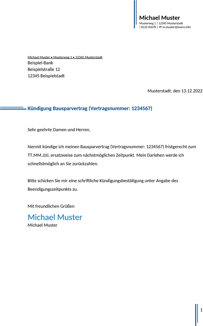 kuendigung-bausparvertrag