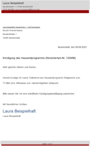 kuendigung-des-hausarztprogramms-vorlage