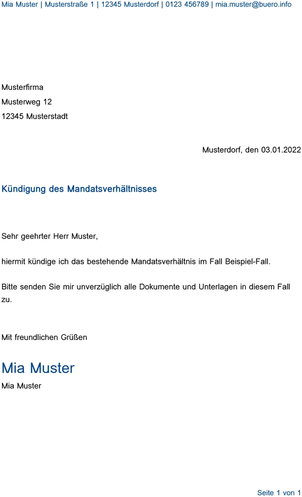 kuendigung-des-mandatsverhaeltnisses