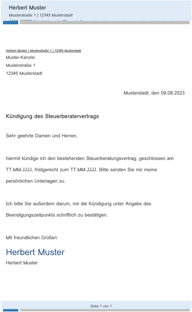 kuendigung-des-steuerberatervertrags