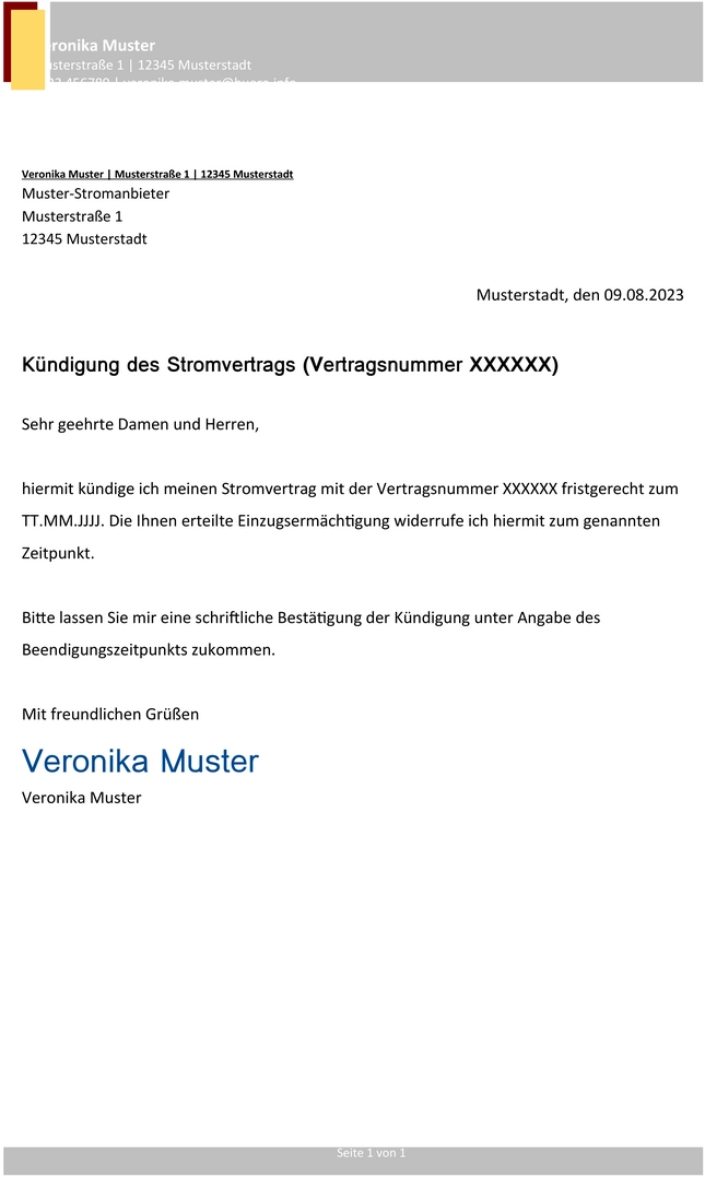 kuendigung-des-stromvertrags