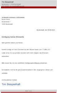 kuendigung-ehrenamt-privat-vorlage
