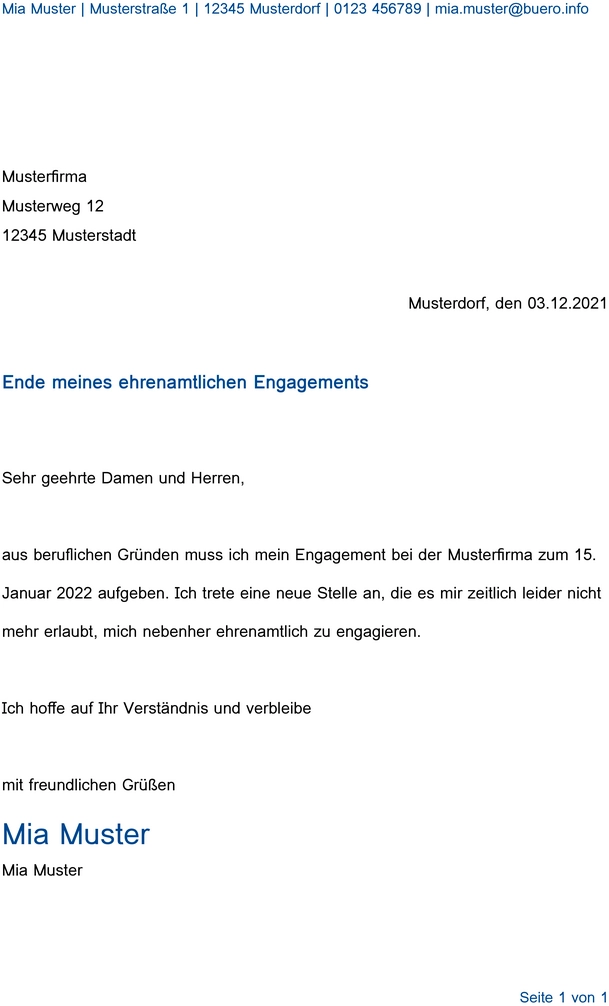 kuendigung-ehrenamtliches-engagement