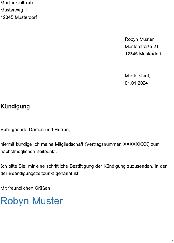 kuendigung-einer-mitgliedschaft-bei-einem-golfclub
