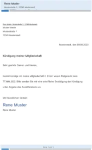 kuendigung-einer-mitgliedschaft-in-einem-verein-vorlage