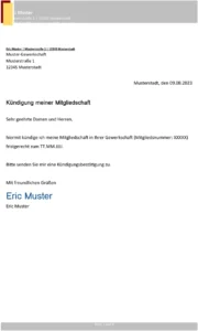 kuendigung-einer-mitgliedschaft-vorlage