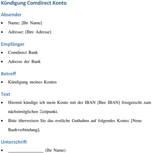 kuendigung-eines-comdirect-kontos-vorlage