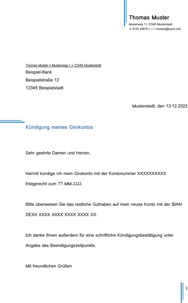 kuendigung-eines-girokontos-vorlage-fuer-das-banking-dokument