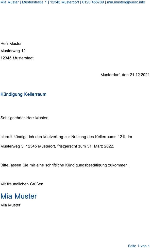 kuendigung-eines-kellerraums-muster