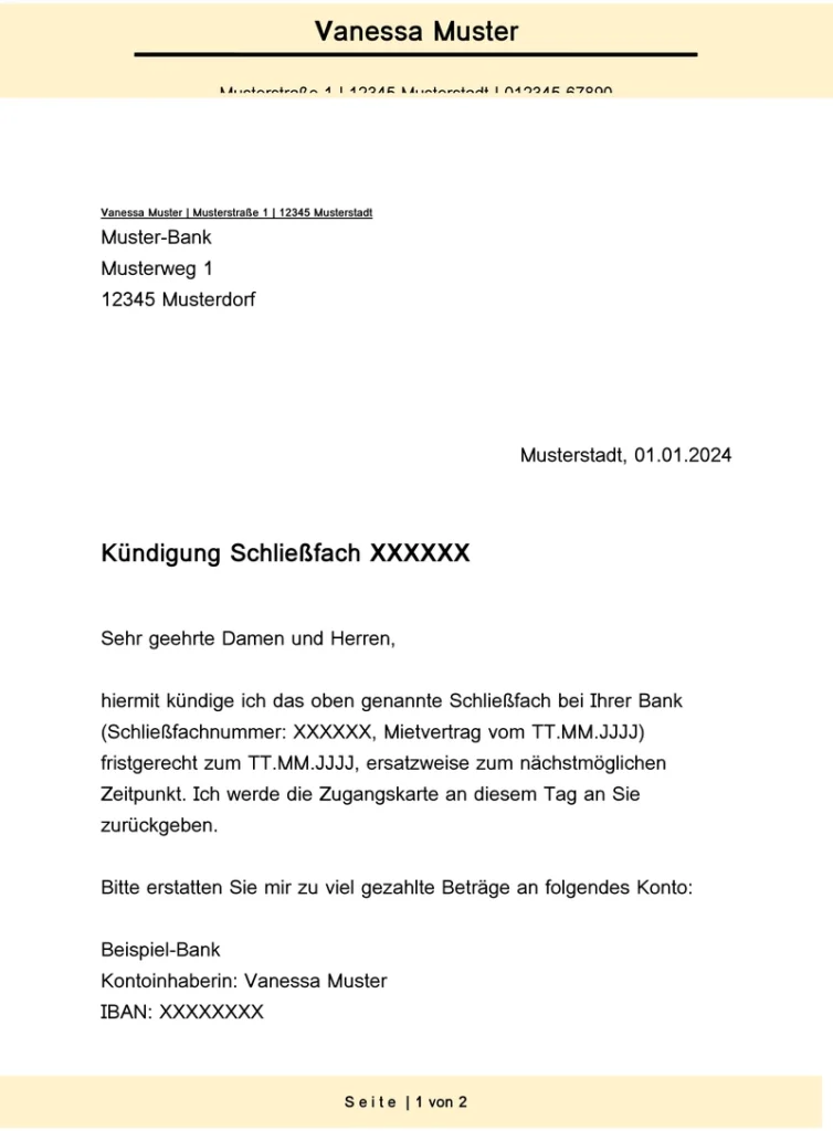 kuendigung-eines-schliessfaches-bei-ihrer-bank