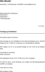 kuendigung-eines-schliessfachs-mit-erstattungsanfrage