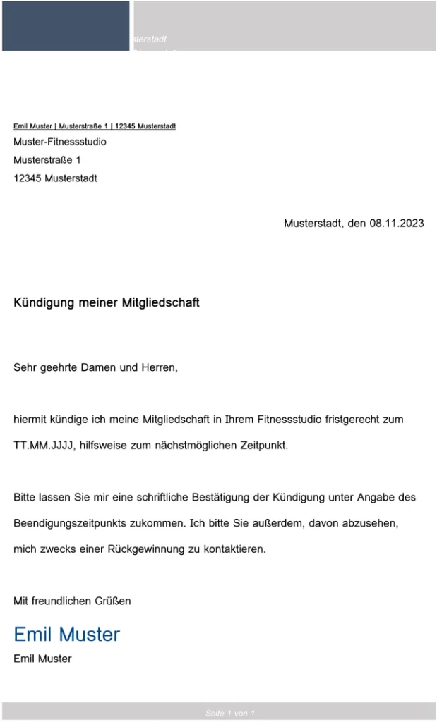 kuendigung-fitnessstudio-mitgliedschaft-vorlage