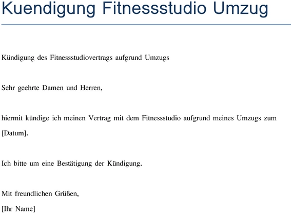 kuendigung-fitnessstudio-vertrag-umzug